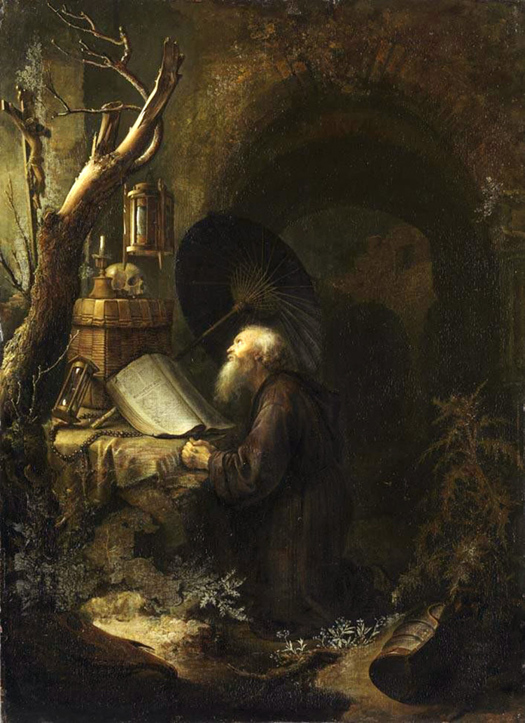 praying hermit 